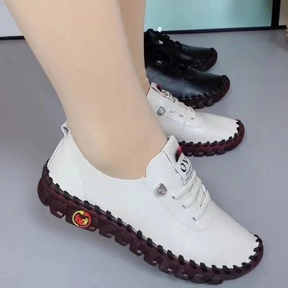 Myway Fashion Hot Sale Comfortable Simple Female Casual Pumps Women Flats Shoes Soft