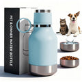 Custom 1000ml 32oz Pet Feeder Vacuum Flask Travel Camping Insulated Double Wall Stainless Steel Dog Water Bottle