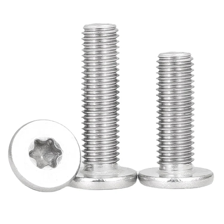 M2 M2.5 M3 M4 M5 M6 M8 304 Stainless Steel A2 Machine Flush Ultra Thin Low Wafer Star Torx Flat Head Screws