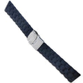 Silicone Watch Strap with Double Press butterfly Buckle 18mm 20mm 22mm 24mm Silicone Watch Band
