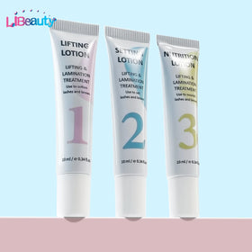 Professional Vegan Lash and Brow Lift Kit Korean Lash Lift Solution Keratin Lash&Brow Lift Lamination Tube Step 1 Step 2 Step 3