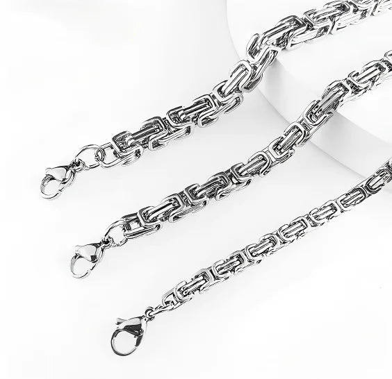 Waterproof Rustproof 316L Stainless Steel Dragon Bone Braided Bracelet Fashionable Hip-Hop Trendy Accessory Bracelet MegaBDM