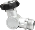 Adjustable Heavy-Duty Zinc Metal 3/4'' Diameter Garden Water Connector Dual 180 360 Degree Rotation Swivel Connector