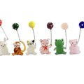 Good Quality Lampworking Murano Miniature Glass Animal Figurines Collectible Christmas Gifts Ornament Handicrafts Folk Art