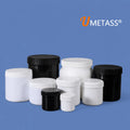 Factory Direct PP Plastic Round Jars with Screw Lid and Foil Seal Liner Custom Logo Powder Granule Cream Packaging MegaBDM