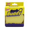 Kitchen Scrub Happy Face Sponge Scourer Yellow Scrubbing Washing Dishes Cleaning Sponge