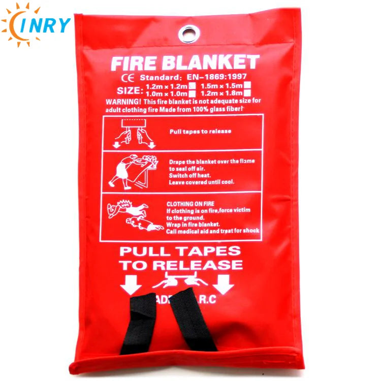 Popular Safety Fireproof Fiberglass High Temperature Fire Blankets with 550C Resistance