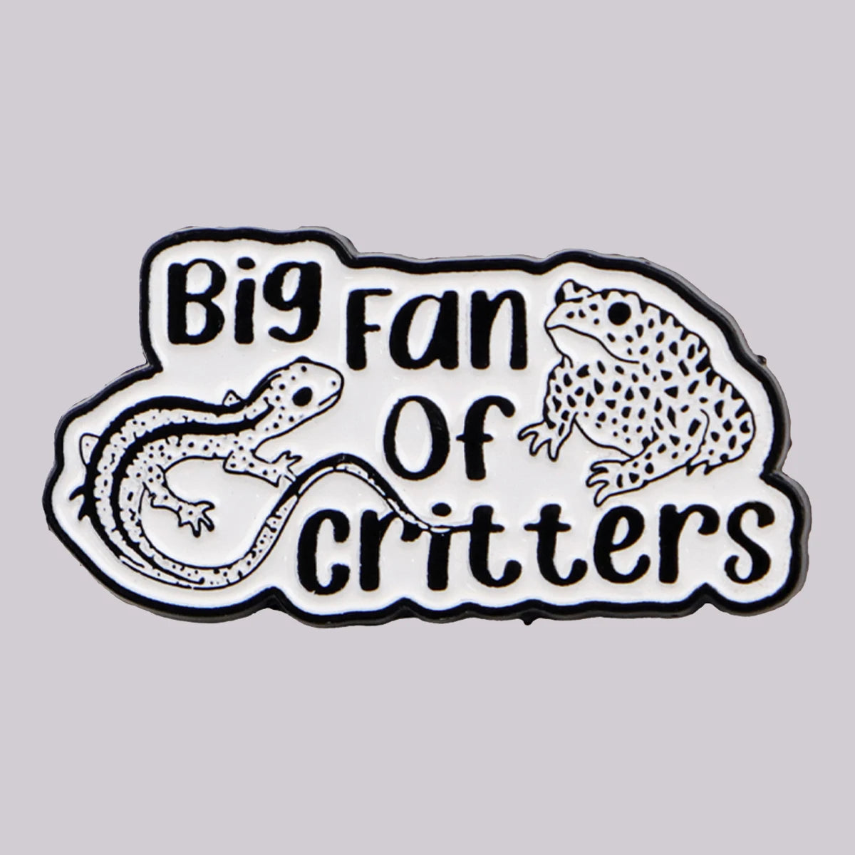 Big Fan of Critters Enamel Pin Cute Animal Brooches Lapel Pins Badge on Backpack Clothing Accessories Nature Enthusiasts Gift MegaBDM