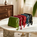 Portable Leather Jewelry Storage Case | Multi-layer Organizer for Earrings Rings and Small Cosmetics Tassel Jewelry Pouch MegaBDM