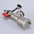 HANDING H4003 Modern Flexible Hydronic Underfloor Heating Quick Start Nickel Plated Brass Manifold End Valve Automatic Deflation