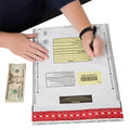 Tamper-Proof Plastic Seal Security Bags for Cash Deposit Transport and Mailing Industrial Use Evident Safety Bag