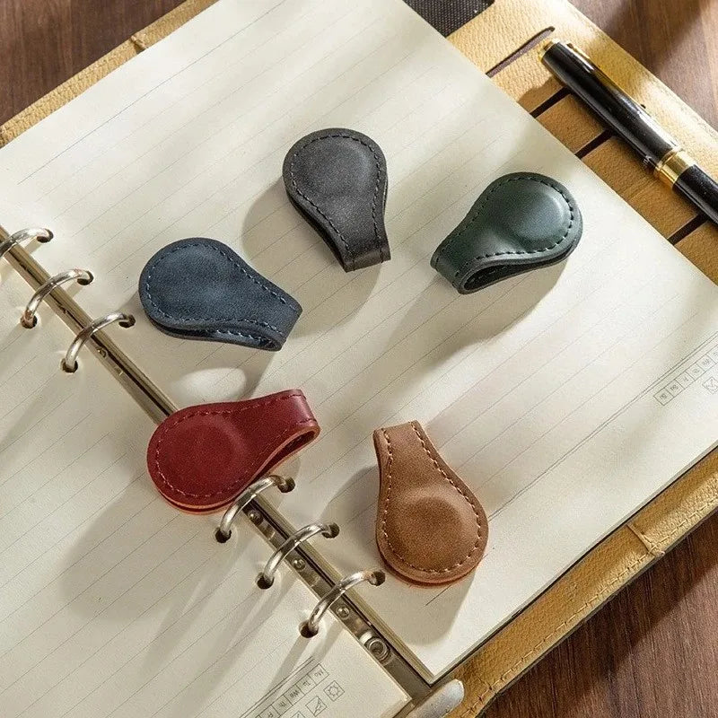 Manufacturer Low MOQ Wholesale Leather Magnetic Bookmark Personalized Logo Magnetic Page Marker Promotional Bookmarks Bulk MegaBDM