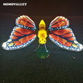 Garden 3d led butterfly fairy street christmas outdoor decorative lighting artificial insects moving motion butterfly lamp
