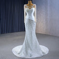 Jancember 231098 Crystal Rhinestone Long Sleeve Mermaid Pearls Evening Dresses