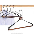 Custom Logo Industrial Steel Coat Hanger for Clothing Store & Living Room Use Multifunction Design Hook Type