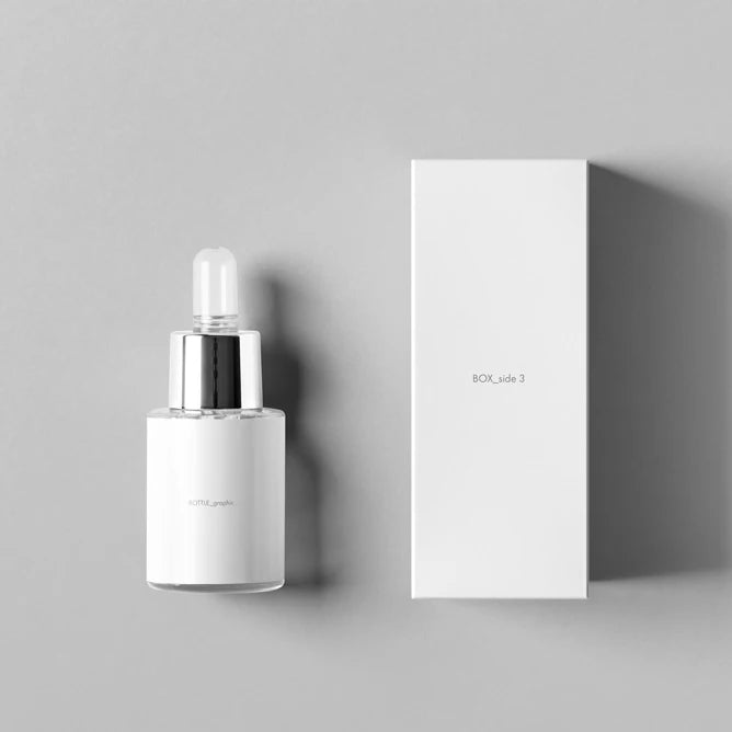 Wholesale Custom Logo Printed White Cardboard Essential Oil Packaging Boxes White Packaging for Beauty Products