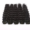 Soft Baby Curly Indian Remy Hair Machine Double Weft Raw Human Tight Curls Double Drawn 100gm Bundles Not Permanent Model MegaBDM