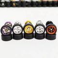 1:64 Alloy Car Model Modification Wheel Car RetrofitRubber Tires Six Jaw Wheels Rims Toy Car Tyres For1:64 Hot Sale Wheel Models MegaBDM