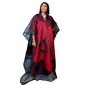 Elegant Two-Piece Boubou Women's Clothing Luxurious and Fashionable Jacquard Fabric African Dresses with Embroidery Decoration