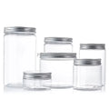 Plastic Container Jar / Empty Round Clear Plastic Container Jar