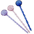 Wholesale Chien Keng Heat-Resistant Borosilicate Glass Twist Grip Modern Coffee Stirring Spoons 2mm Thickness for Daily Use MegaBDM