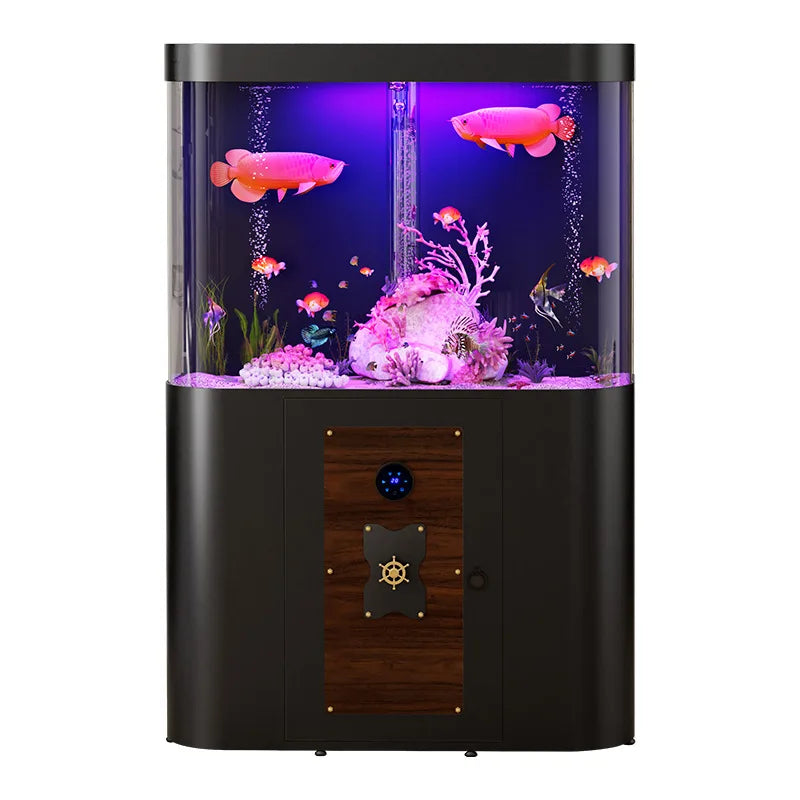 Factory-direct Wholesale Large-capacity Explosion-proof Design Filter-equipped Acrylic Fish Tank