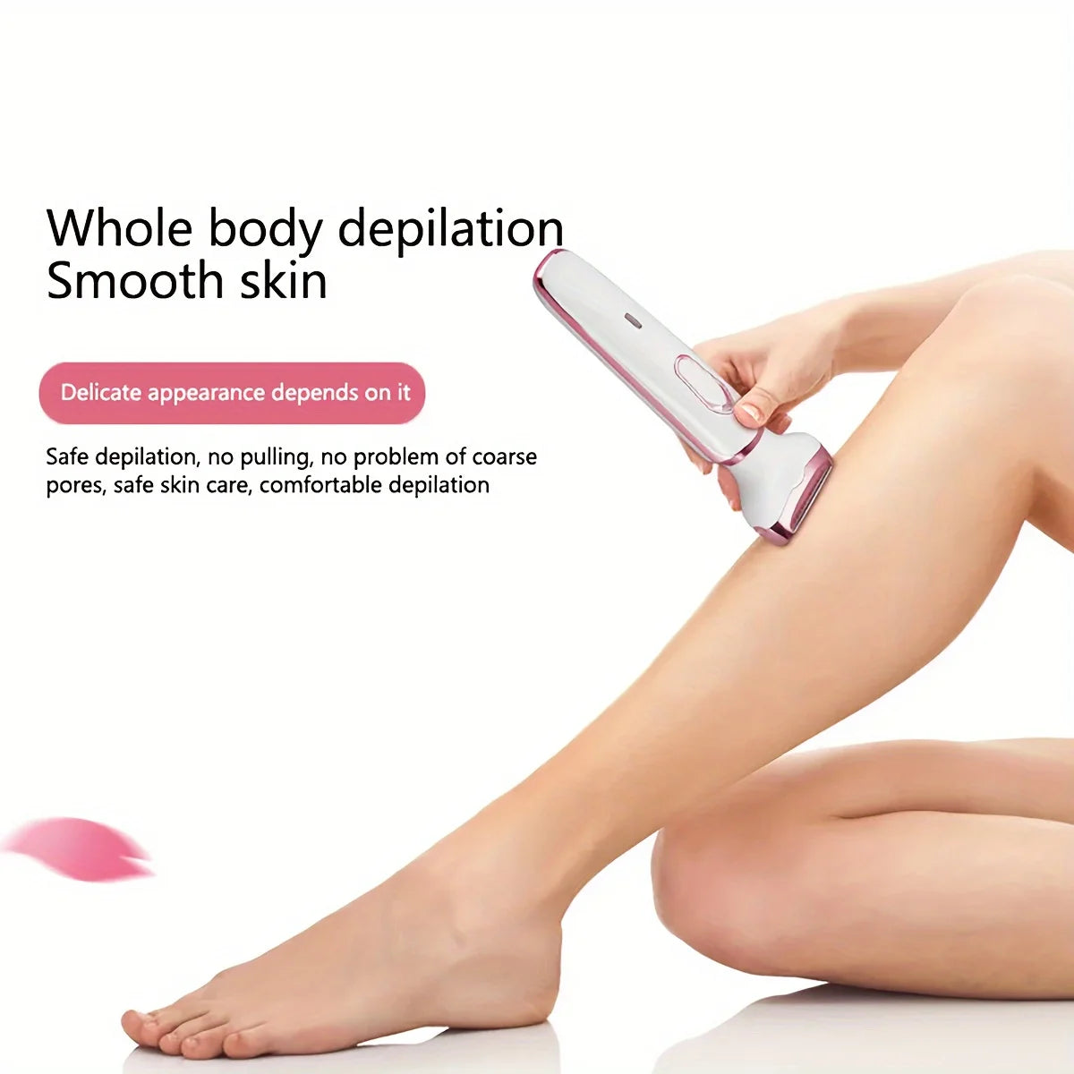 HOMEFISH 4 in 1 Electric Razor for Shaver Lady Shaver Body for Armpit Bikini Arm Leg Face Mustache Portable Painless