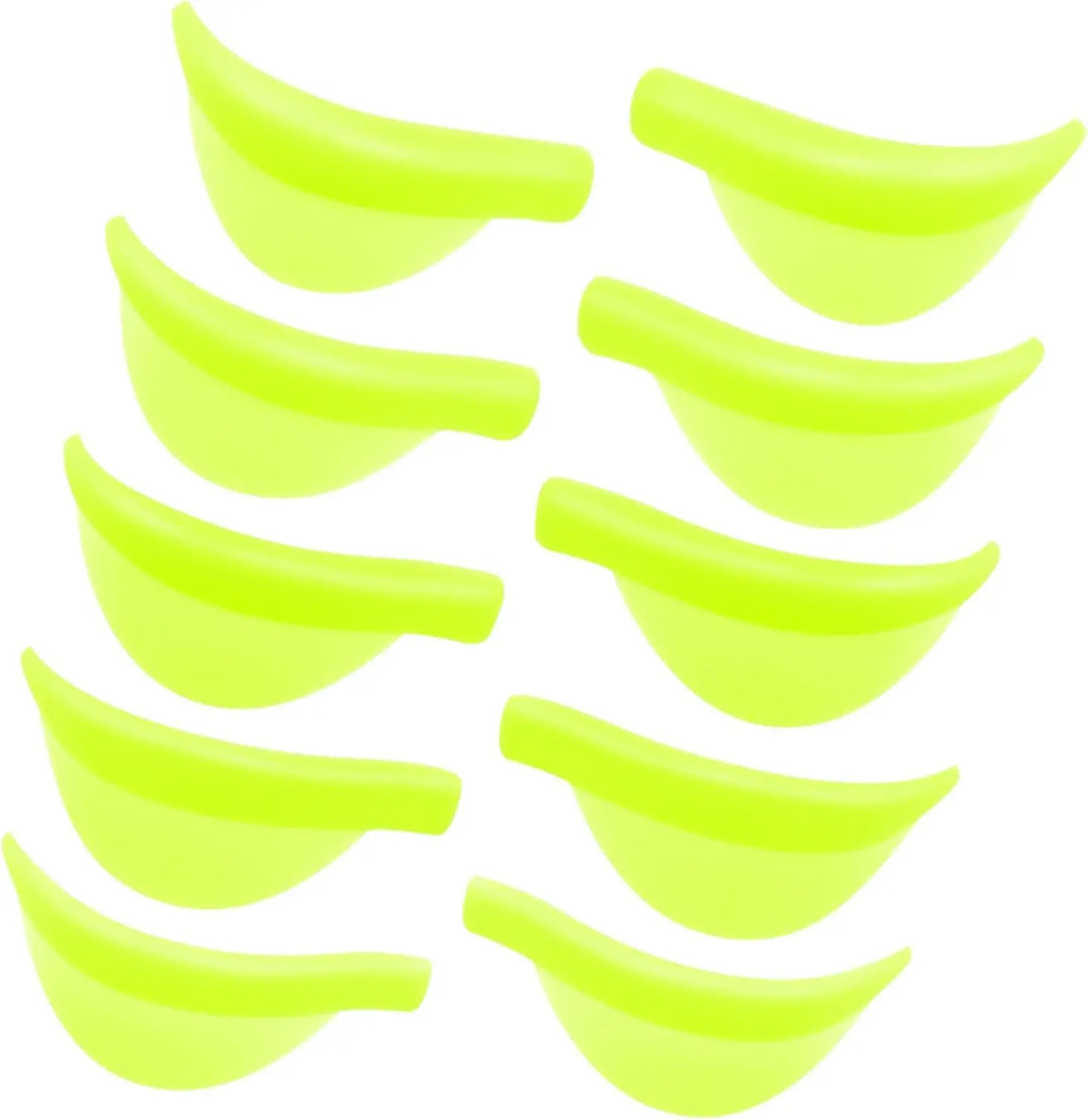 Libeauty Eyelash Lift Shield 10 Pcs Lash Lift Silicone Pads Reusable Super Soft Lash Lifting Rod Eyelash Perming Curler MegaBDM