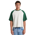 Custom 100% Cotton 300gsm Long Hip Hop Boxy Fit Men's Casual Oversized Blank Solid Regular Sleeve Color Block Loose
