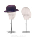 Astrid Stainless Steel Window Mannequin Head Hat Display Stand for Shop