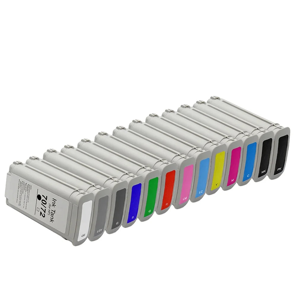 Tatrix 70 Color Compatible Printer Inkjet 70 Ink Cartridge for HP70 C9448A C9449A C9452A C9453A  C9454 DesignJet Z3100 Z3200