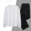 OEM Mens Crew Neck Sweatshirt and Jogger Pants Set Casual Two Piece Tracksuit Loose Fit Running Sportswear Spring Autumn Outfit MegaBDM