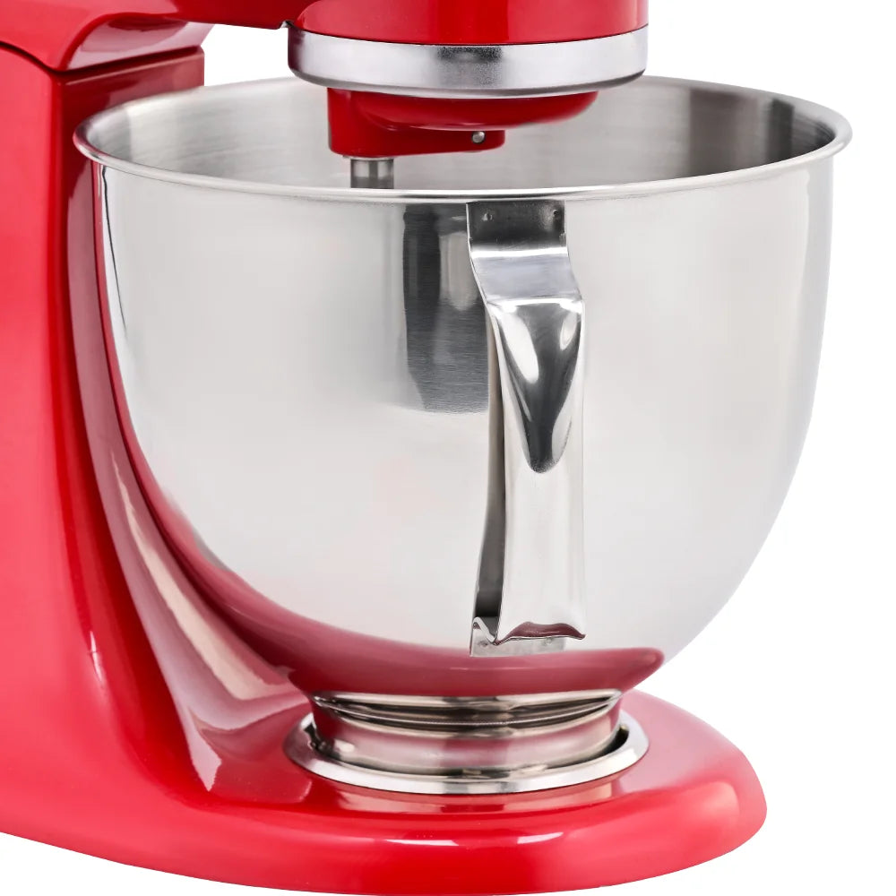 Stainless Steel Mixer Bowl for KitchenAid Artisan&Classic Series 4.5-5 QT Tilt-Head Mixer 5 Quart Mixing Bowl with Handle