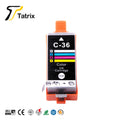 30 Pieces/box Tatrix Canon cli 36 CLI-36 Compatible ink Cartridges for PIXMA IP100 IP110 IP100B MegaBDM