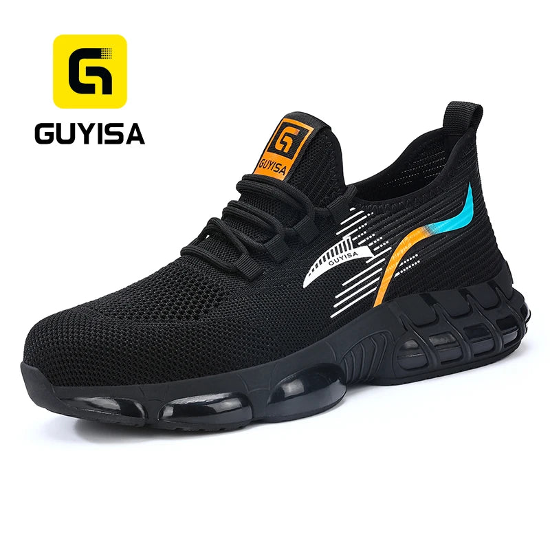 GUYISA New Safety Shoes Lightweight TPU Sole European Standard Steel Toe Safety Shoes