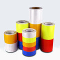 High Visibility PET/PVC Prismatic Reflective Crystal Lattice Striped Arrow Checkered Honeycomb Waterproof Multi-Color MegaBDM