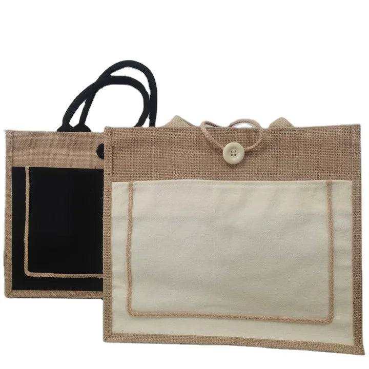 Tote Jute Shopping Bag Jute Grocery Bag Jute Shopping Bag Printed