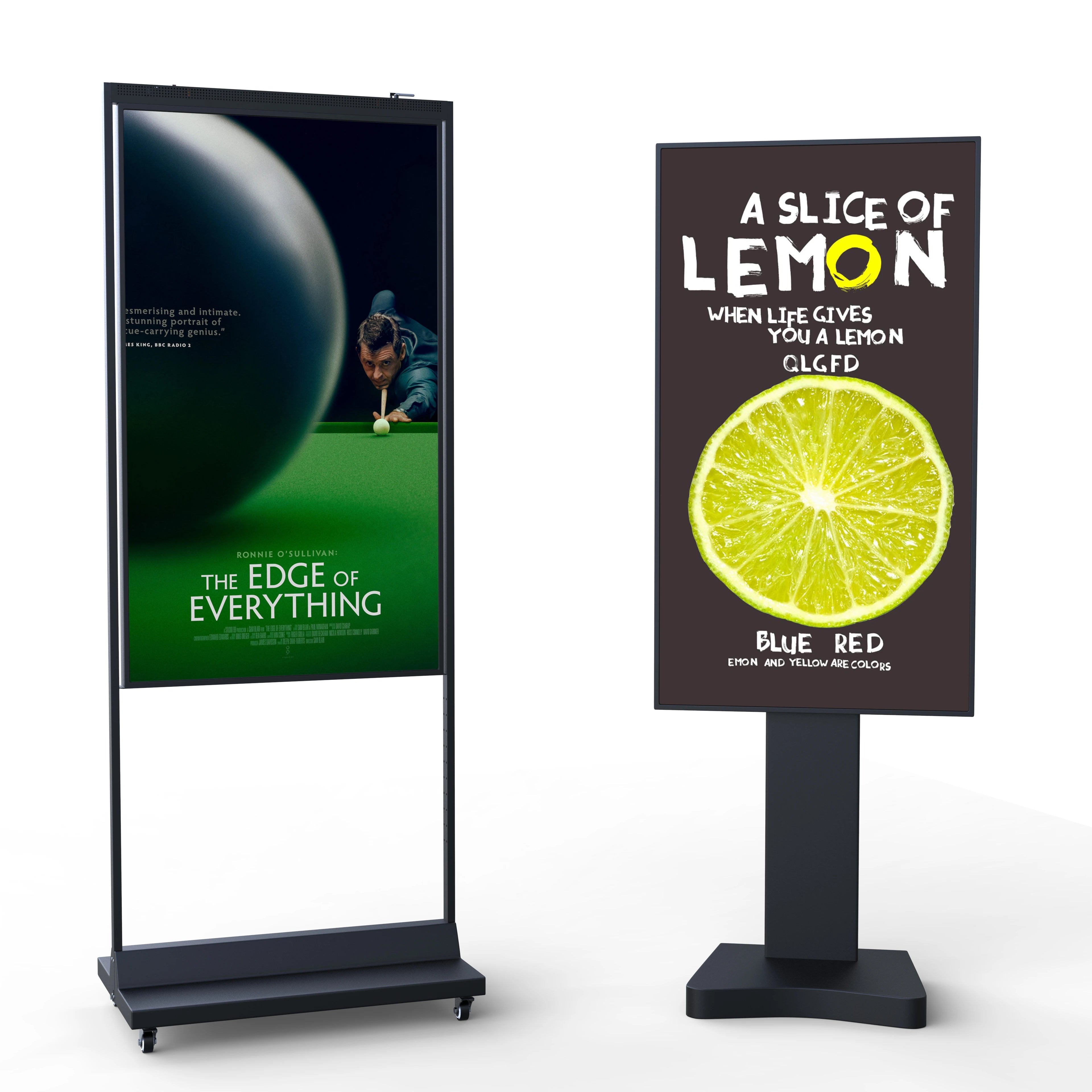 Double-sided Transparent LCD Display 43/55/ Dual Screen Display Digital Signage LCD Video Wall Display
