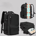 EasyJet Ryanair Carry-On Compatible Women's USB Backpack Large Capacity Water Resistant Anti-Theft Oxford Zipper Closure