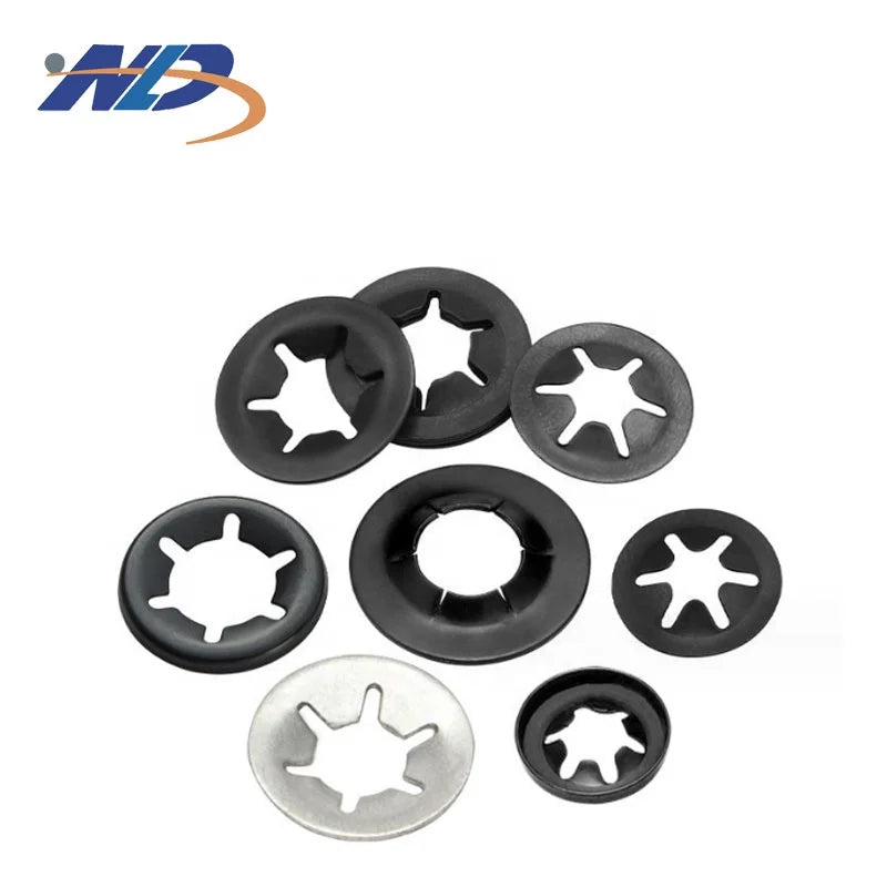 The Factory Directly Sells 65 Manganese Steel plum Ring Bearing Clamp Stop Ring Pattern Washer Flat Clamp M2M3M4M5M6M8M10 M12