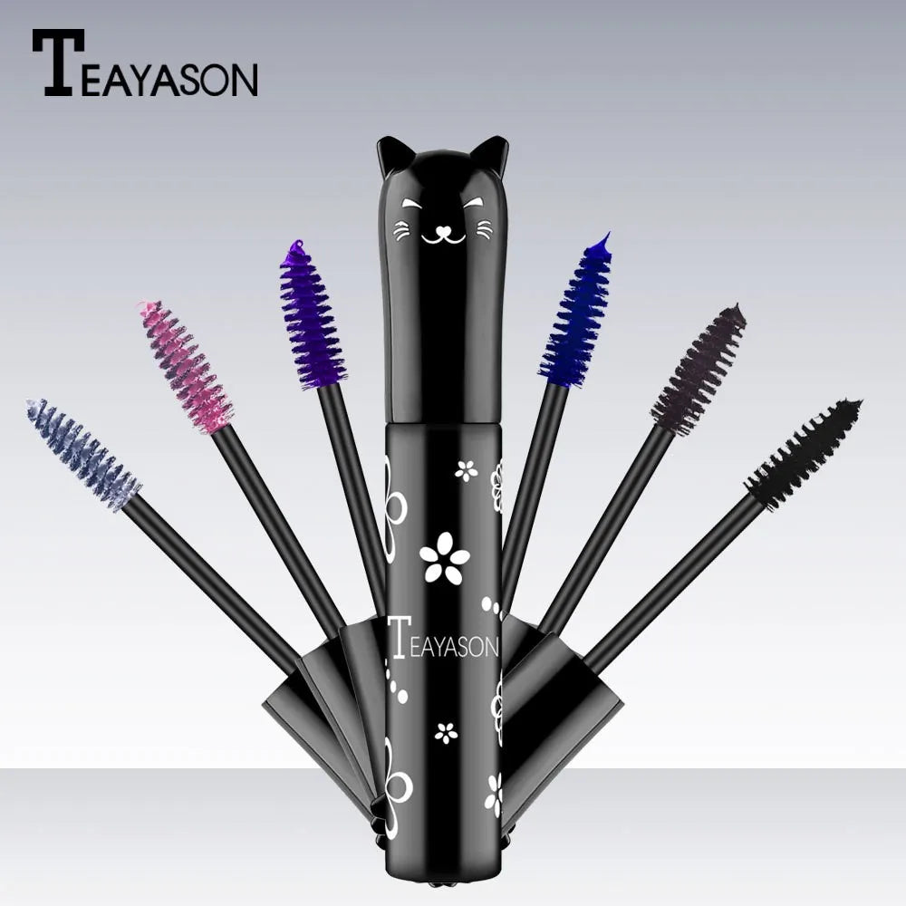 Hot Colored Mascara TEAYASON Colorful Eyelash Cream - Waterproof Multi-Color Eyelash Mascara MegaBDM