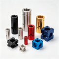 ROOVO Hi Precision CNC Machining Parts Anodized Aluminum Parts 5 Axis CNC Milling Parts Customized Parts