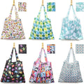 Custom Eco Friendly Nylon Recycled Polyester Foldable Grocery Shopping Bag With Logos