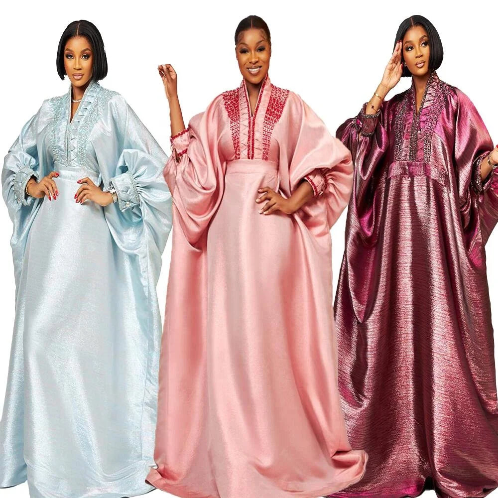 boubou women Grand Opening Sale Long Sleeve Women's Plus Size African Dress Elegant Fashion for Adults  African women dress