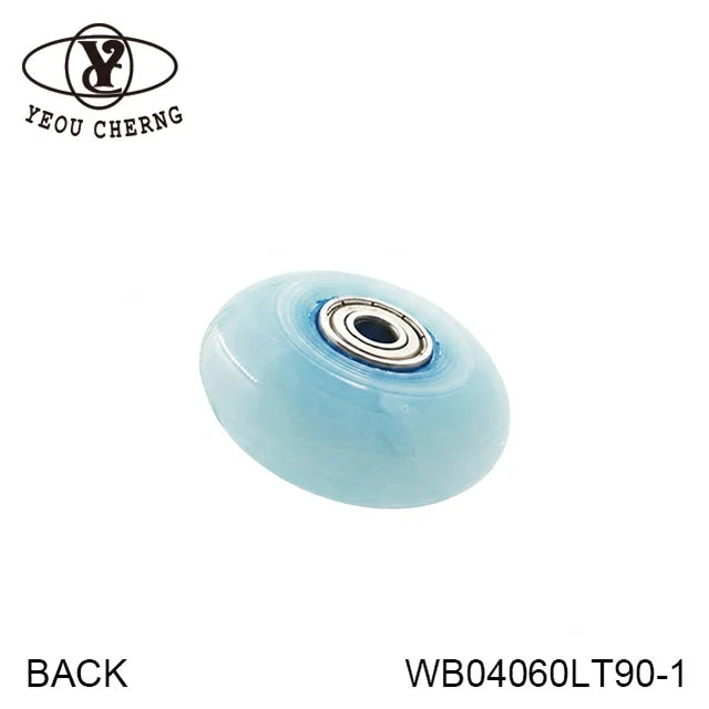 60mm Quiet Rolling PU Storage Box Caster with Roller Bearing Low MOQ MegaBDM