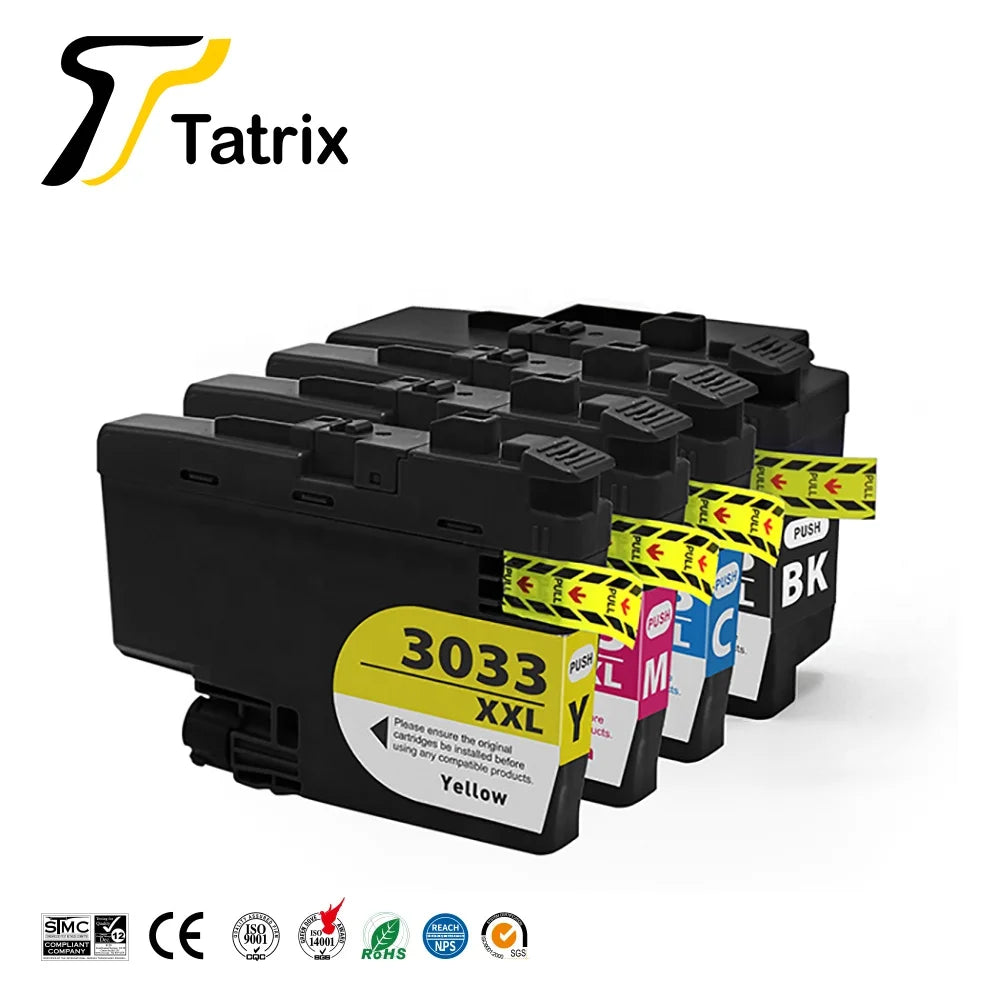 Tatrix 100 Pieces Per Box LC3033 LC3033XXL Premium Compatible Ink Cartridge for Brother MFC-J815DW MFC-J995DW MFC-J995DW XL MegaBDM