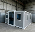 Luxury 20 40ft Expandable 2 3 Bedroom Foldable Prefabricated Steel Container House for Hotels Supermarkets Shops Apartments