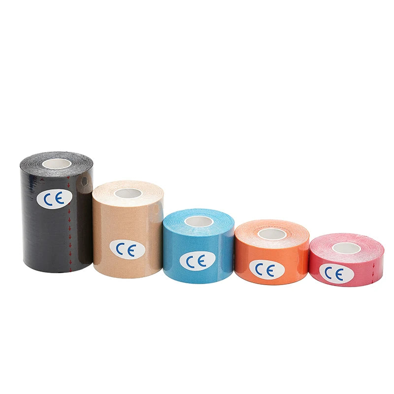 Hypoallergenic Latex-free Athletic Kinesiology Tape Physio Exercise Fitness Tape for Sensitive Skin MegaBDM