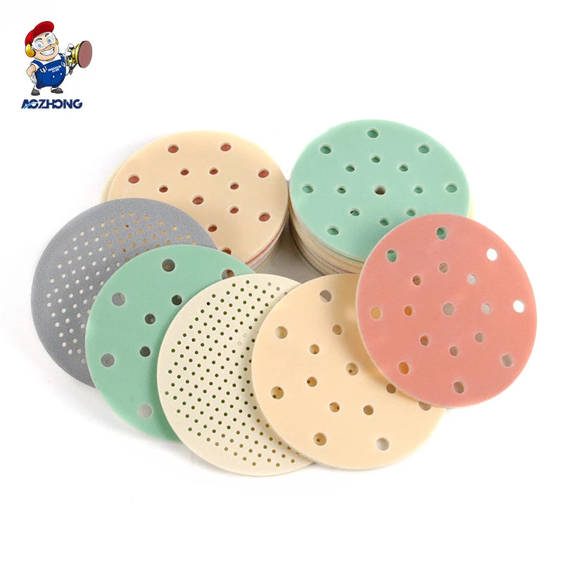 3000 Grit Wet Dry Round Sponge Sanding Block Softback Foam Abrasive Sponge Sand for Sanding Car