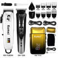 Kemei Hair Clipper Km-PG809A Km-1506 Km-TX10 Hair Cutting Wireless Trimmer Men Professional Clipper Machine Rechargeable Shaver